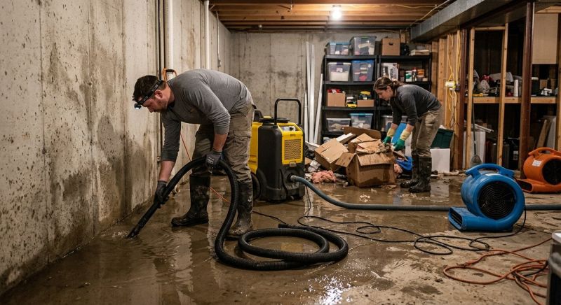 Basement Water Removal in Gilbert, AZ