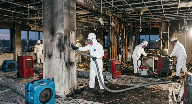 Commercial Fire Restoration in Fort Mill, SC