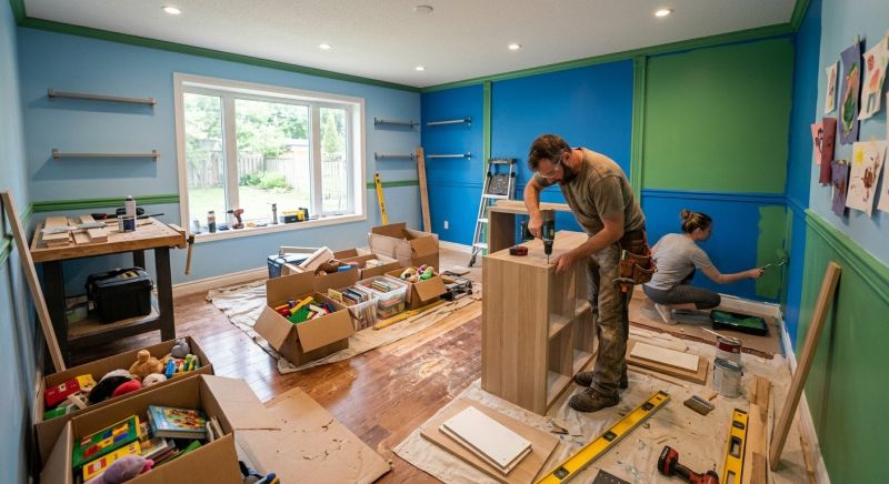 Rec Room Renovation in Conroe, TX