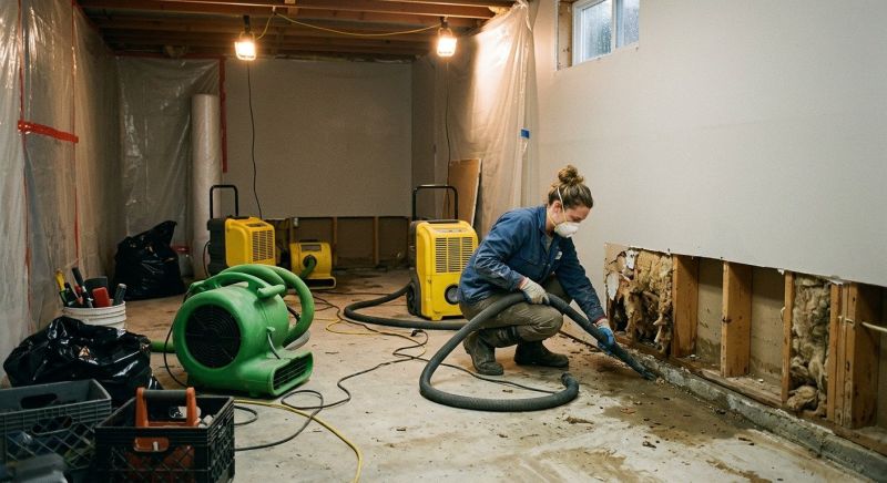 Basement Water Mitigation in Mesa, AZ
