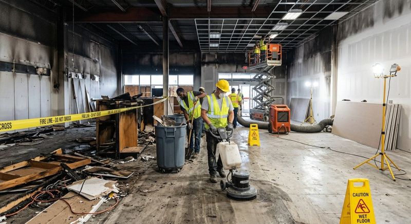Commercial Fire Damage Repair in Napa, CA