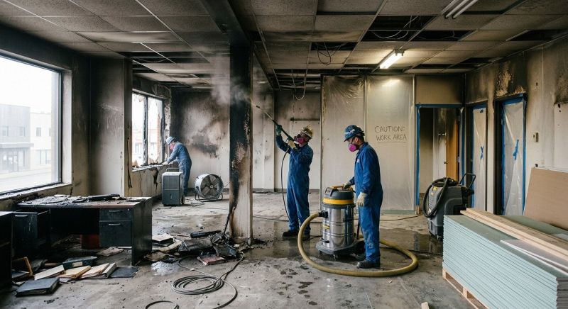 Commercial Fire Restoration in Napa, CA