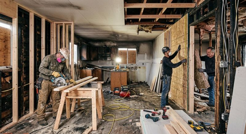 Fire Damage Reconstruction in Sonoma County, CA