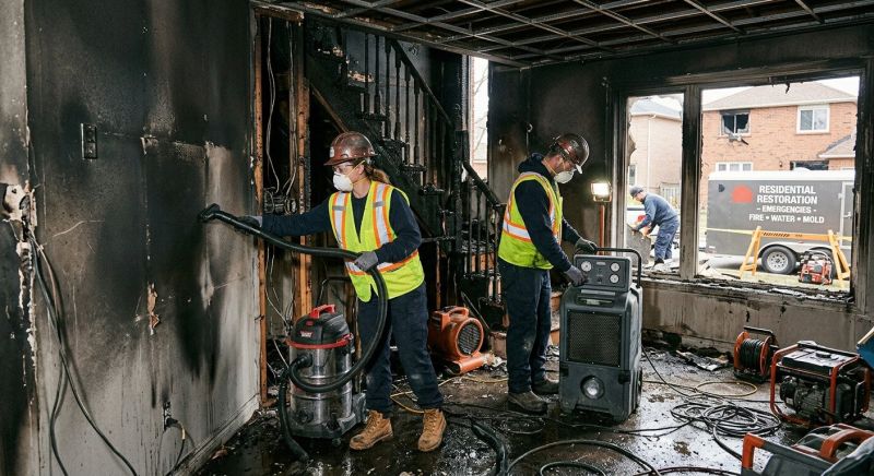 Residential Fire Restoration in Sonoma County, CA