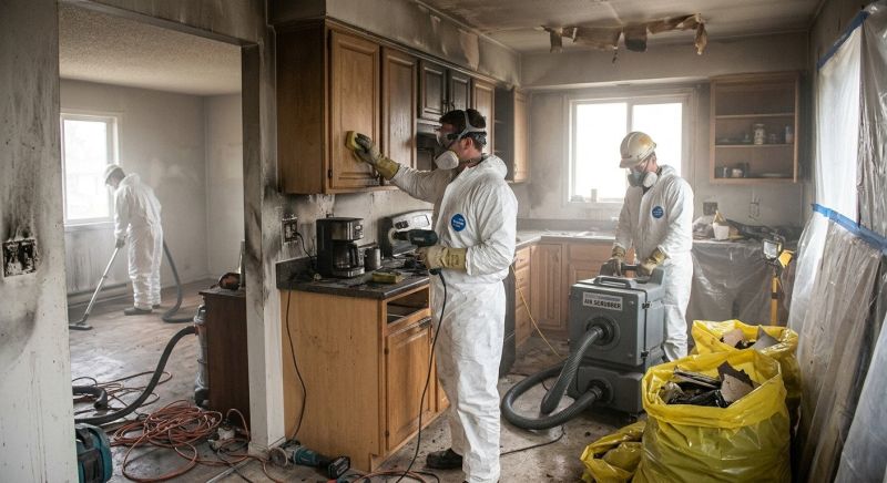 Residential Fire Restoration in Mesa, AZ
