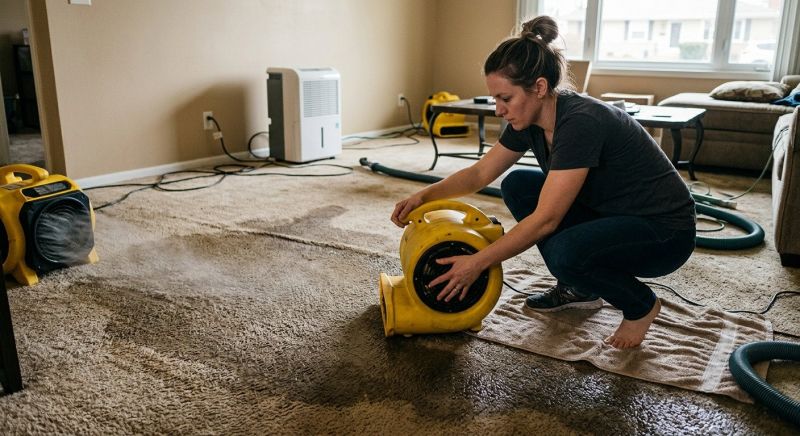 Wet Carpet Restoration in Phoenix, AZ